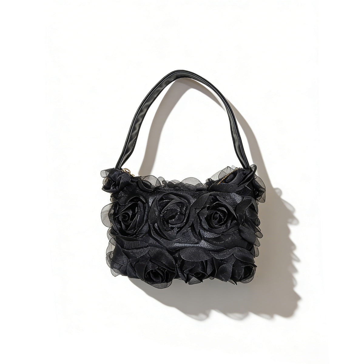 Rose Lace Evening Shoulder Bag