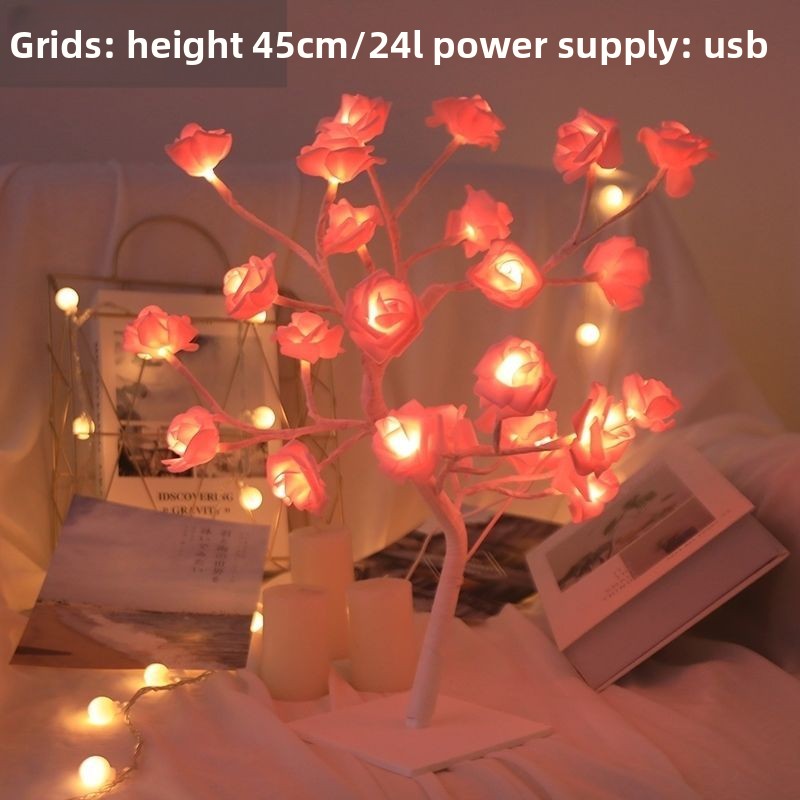 Rose night light