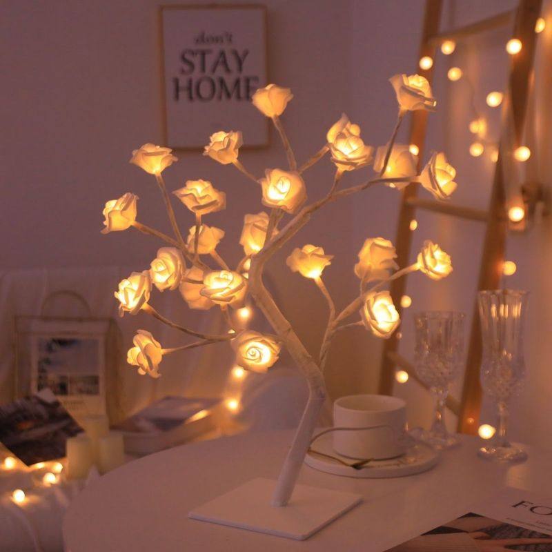 Rose night light