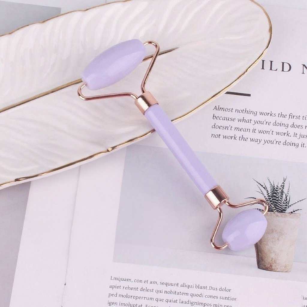 Rose Quartz Facial Massager Tool