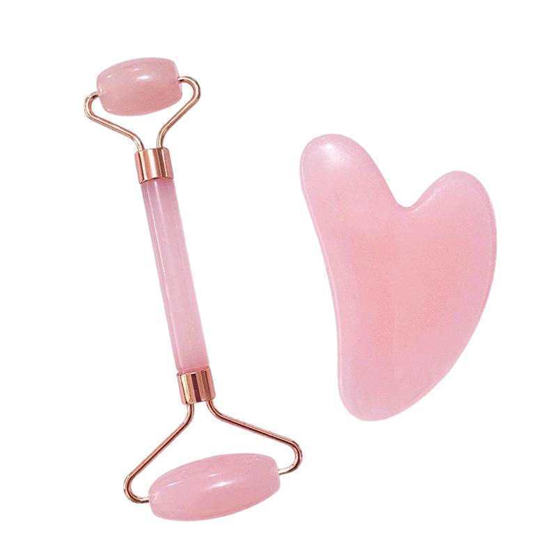 Rose Quartz Facial Massager Tool