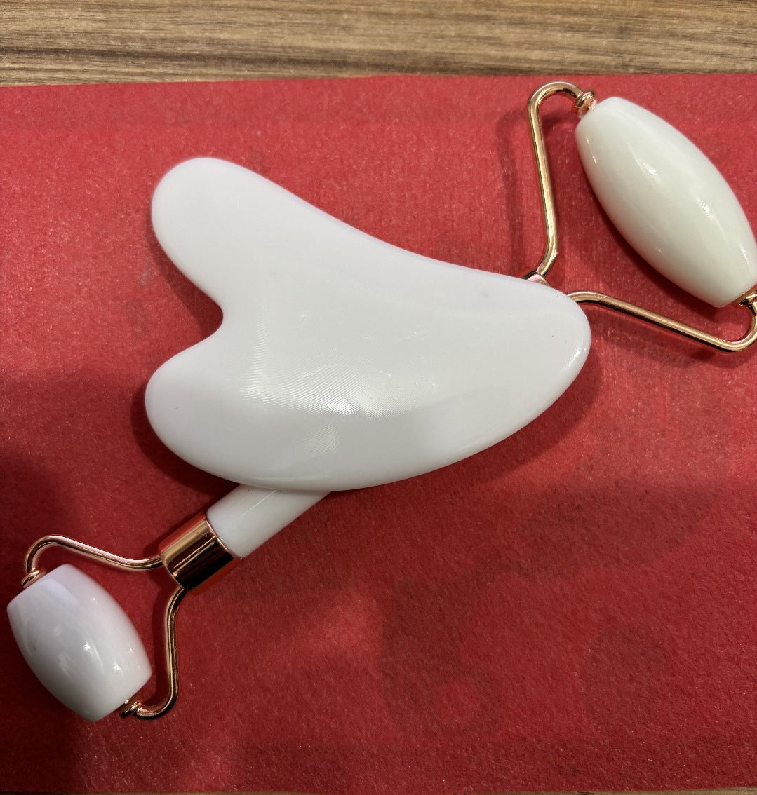 Rose Quartz Facial Massager Tool