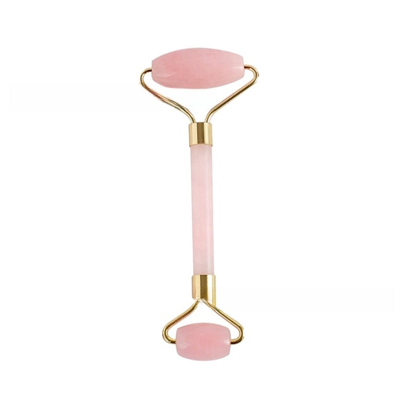 Rose Quartz Facial Roller and Gua Sha Tool