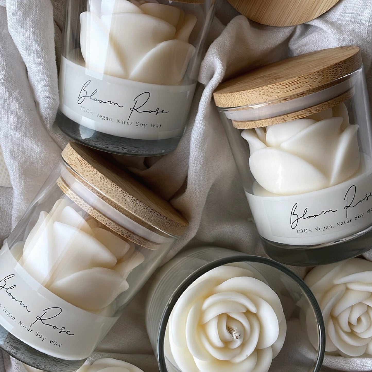 Rose Scented Candle