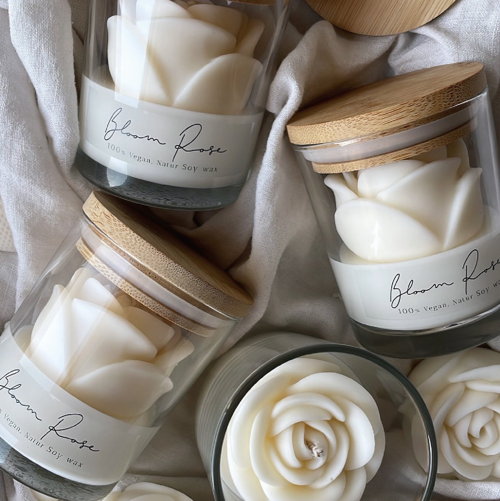 Rose Scented Candle