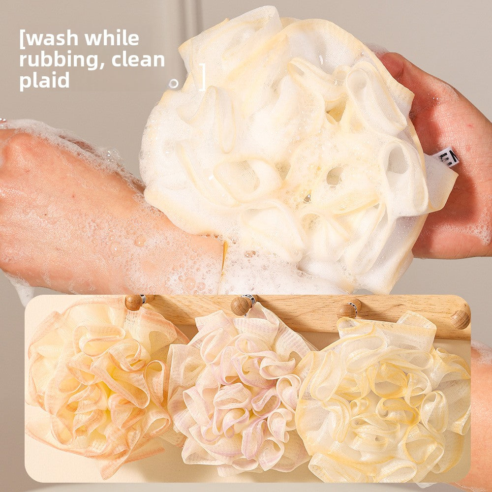 Rose Shape Soap Holding Bath Ball
