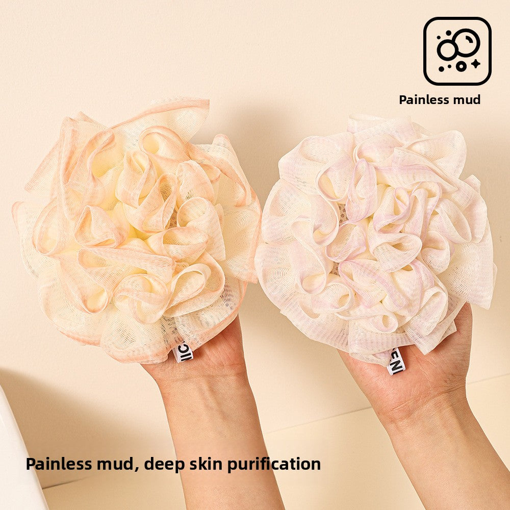 Rose Shape Soap Holding Bath Ball