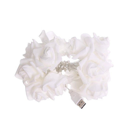Rose-shaped LED lamp