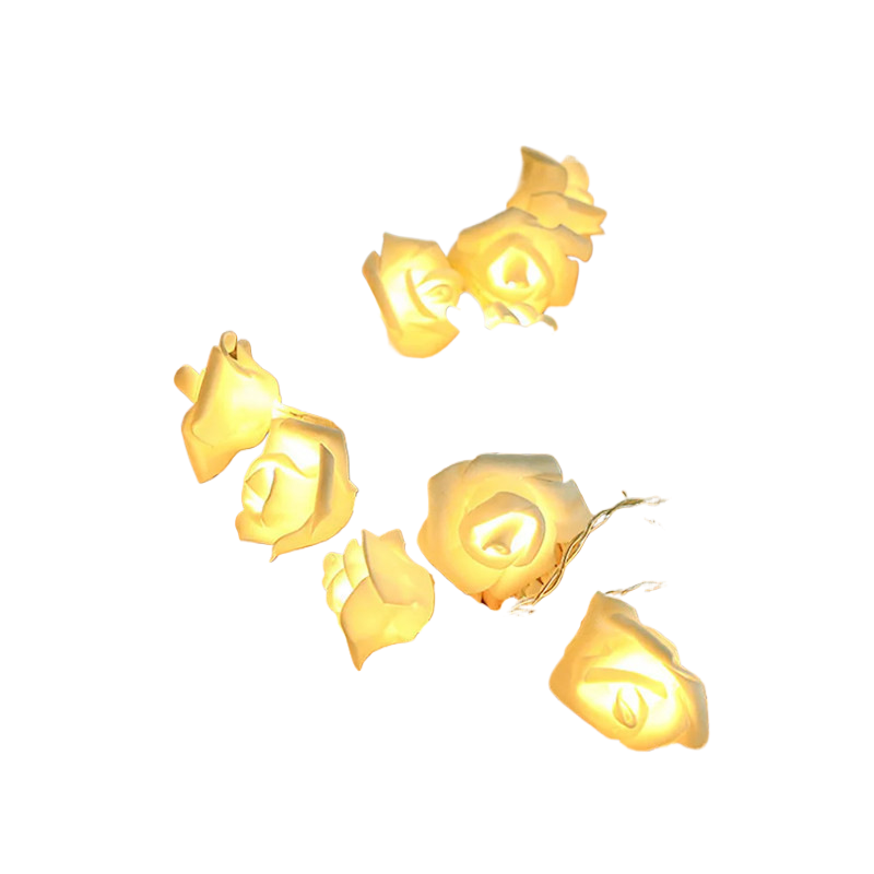 Rose-shaped LED lamp