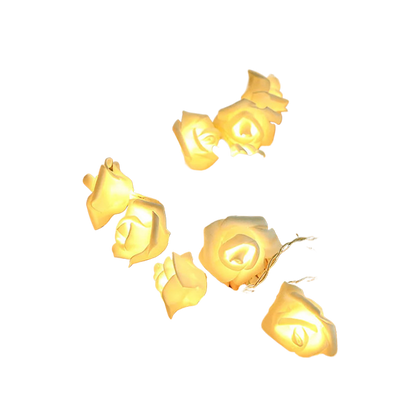 Rose-shaped LED lamp