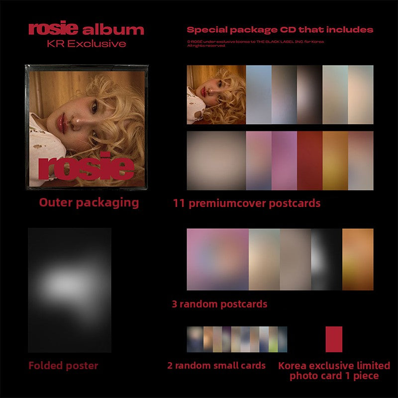 Rose Solo Album Photocard Blackpink