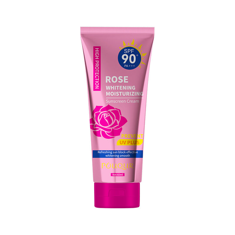 Rose Sunscreen Moisturizing Cream