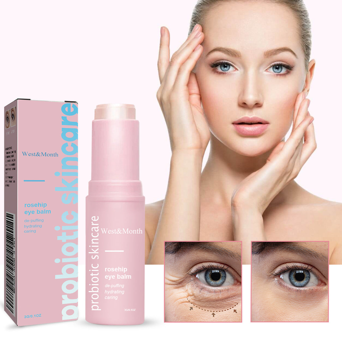 Rosehip Eye Cream Stick for Bags and Wrinkles