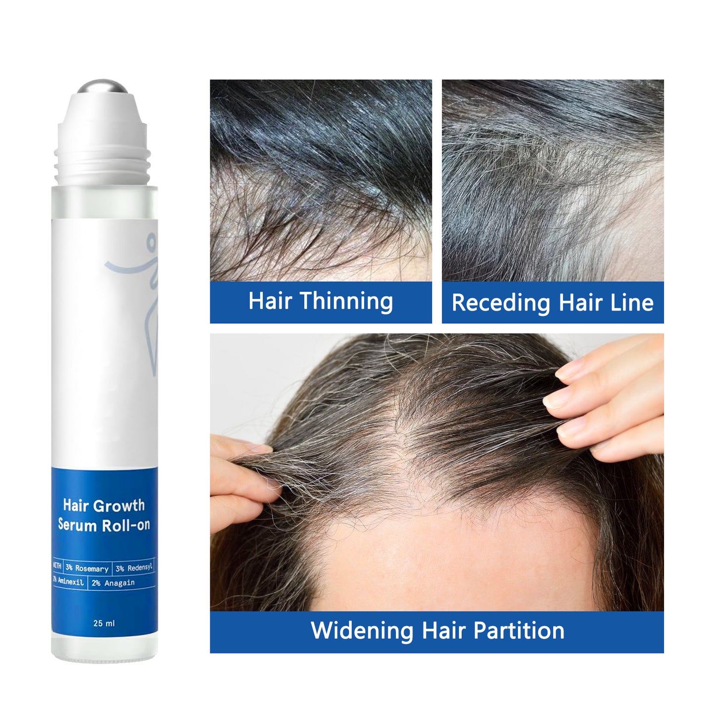 Rosemary Hair Growth Serum Roller Essence