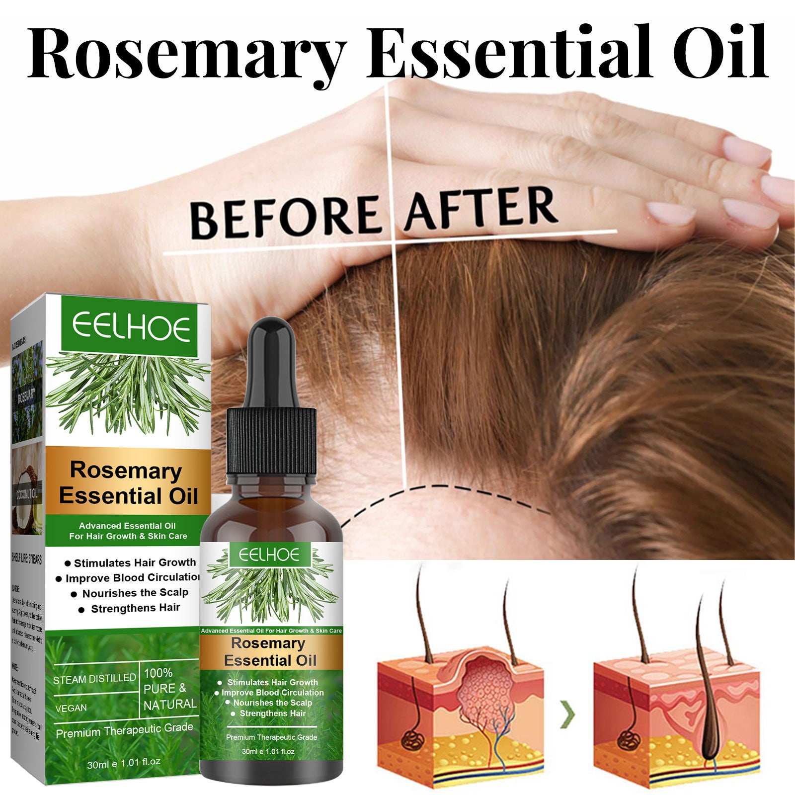 Rosemary hair oil