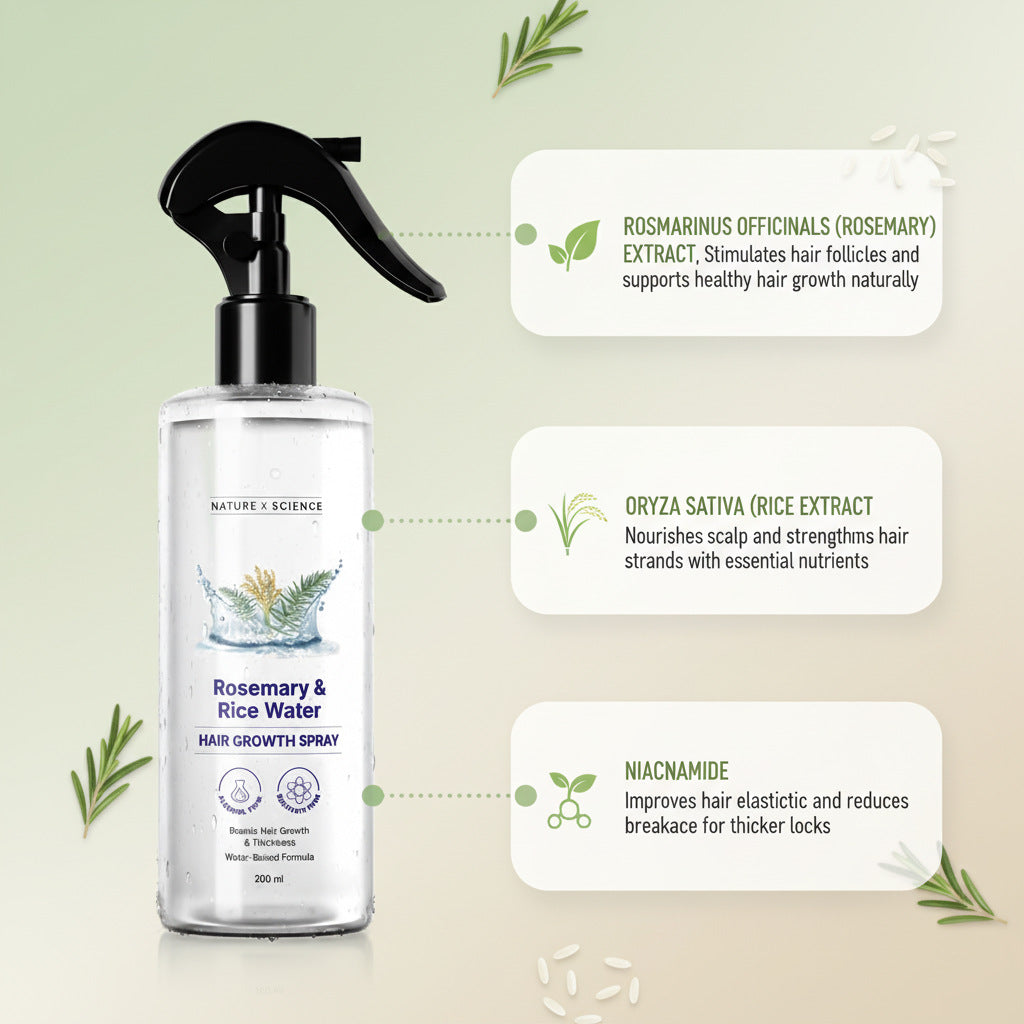 Rosemary Rice Water Hair Spray