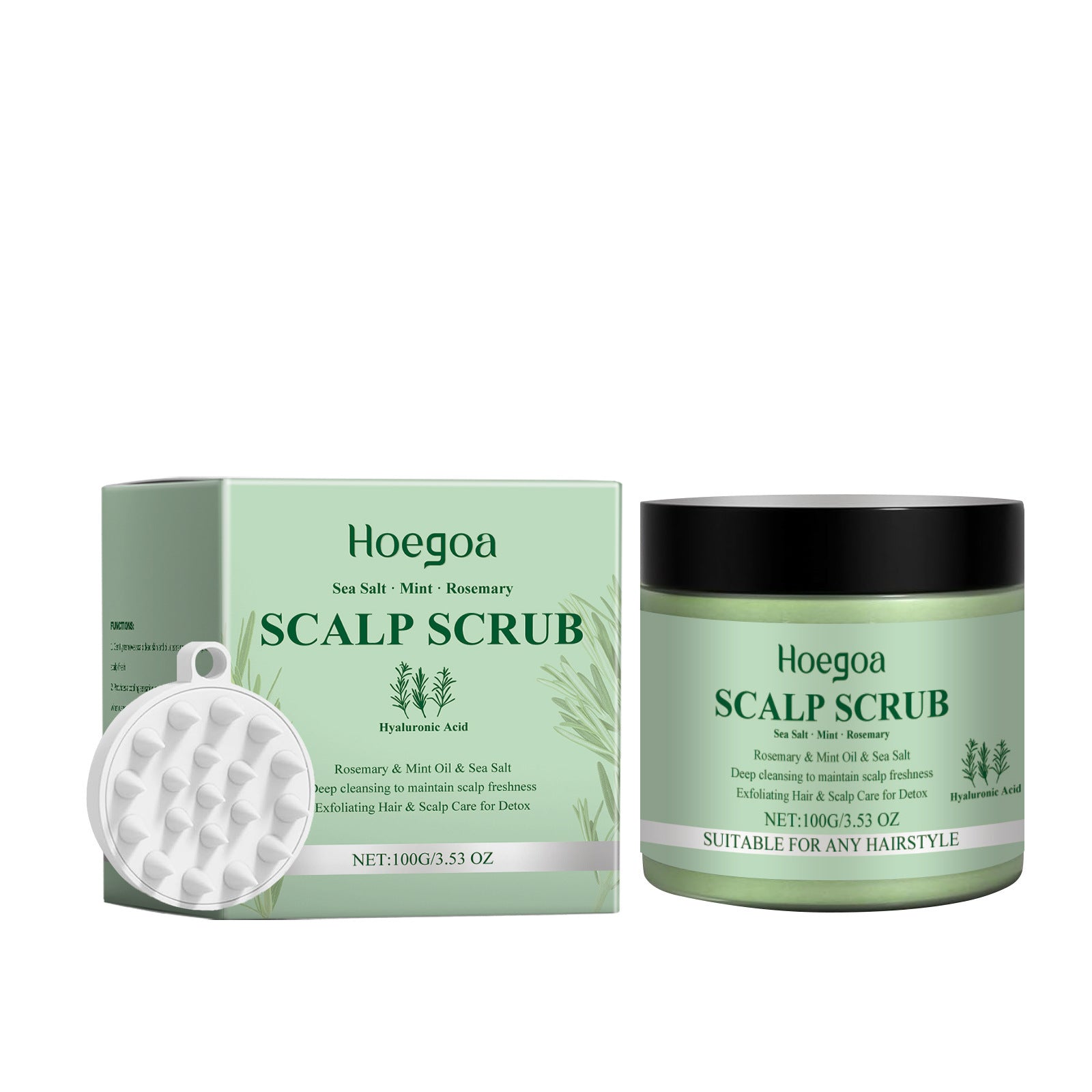 Rosemary Scalp Scrub for Cleansing and Moisturizing