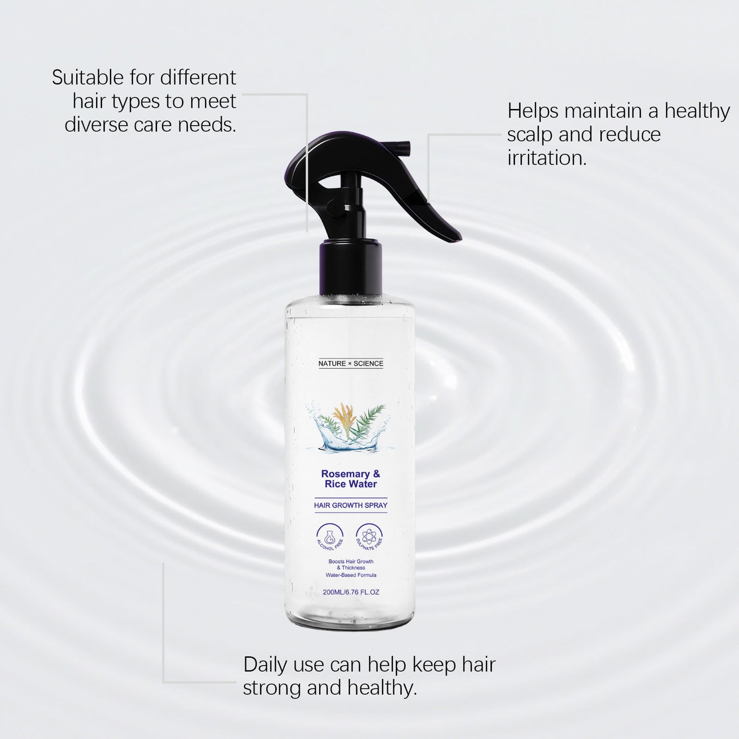 Rosemary Shampoo Liquid