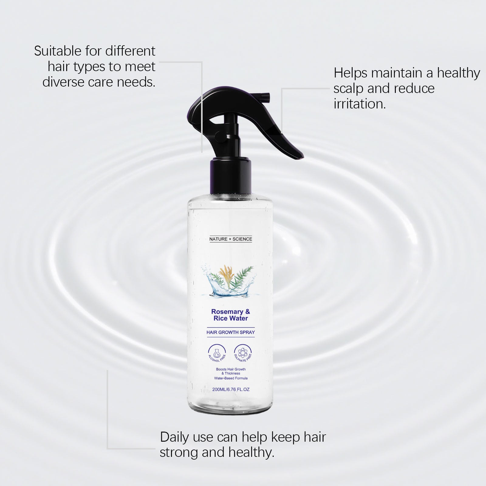 Rosemary Shampoo Liquid