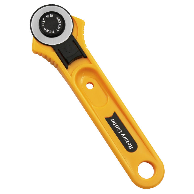 Rotary Fabric Cutting Blade with Ergonomic Handle