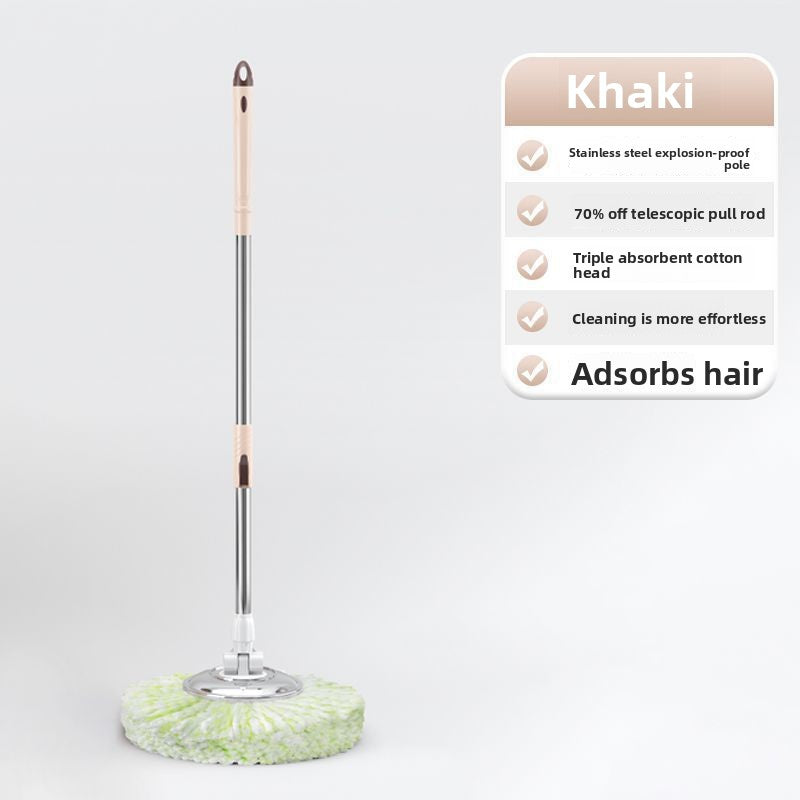 Rotary Mop Bucket with Self Wringing and Handle