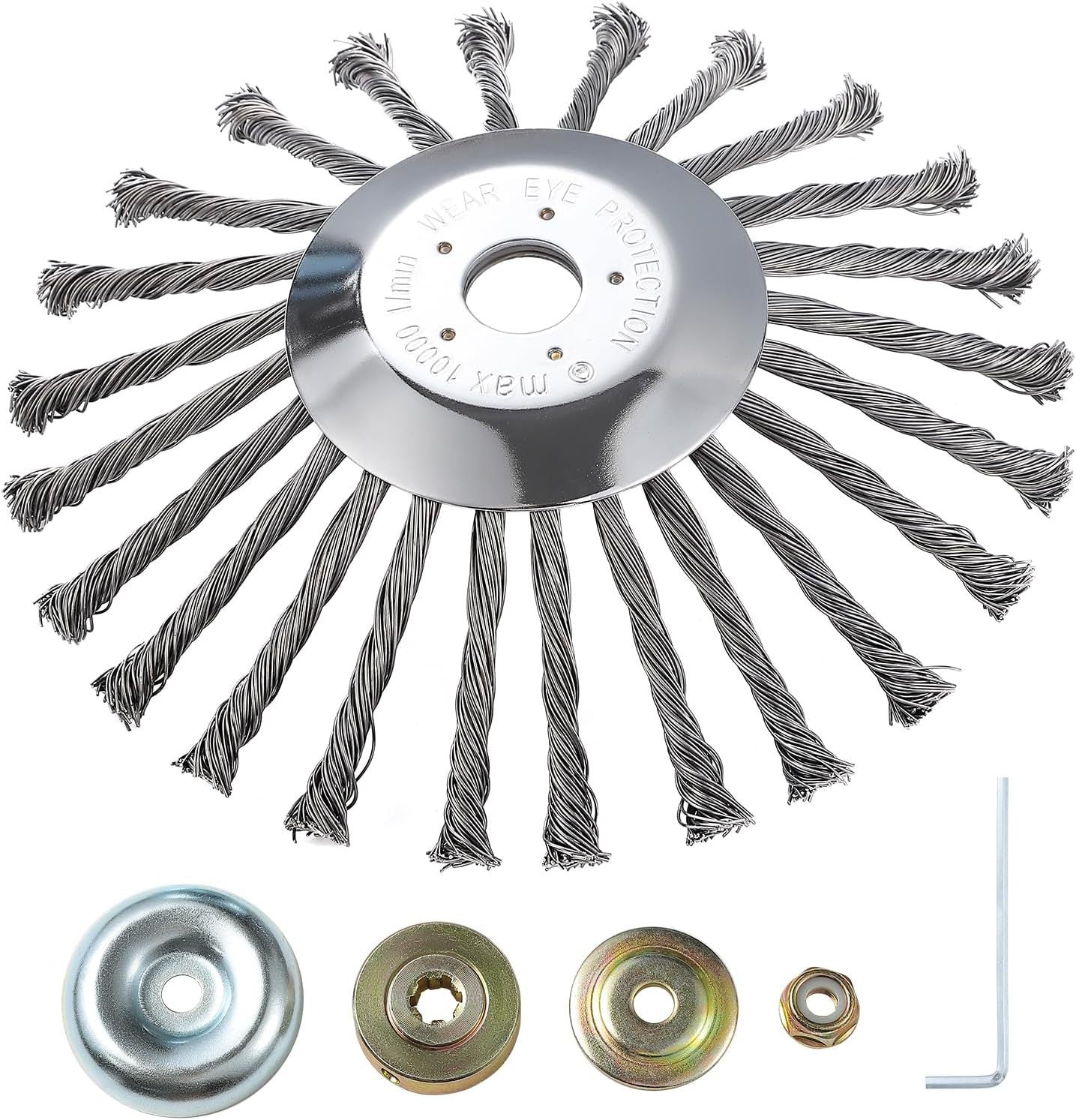 Rotary Steel Wire Weeding Disc Head