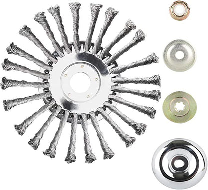 Rotary Steel Wire Weeding Disc Head
