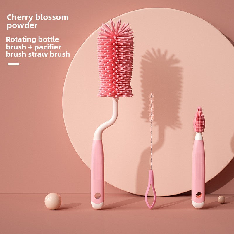 Rotatable Baby Bottle Brush Set for Cleaning