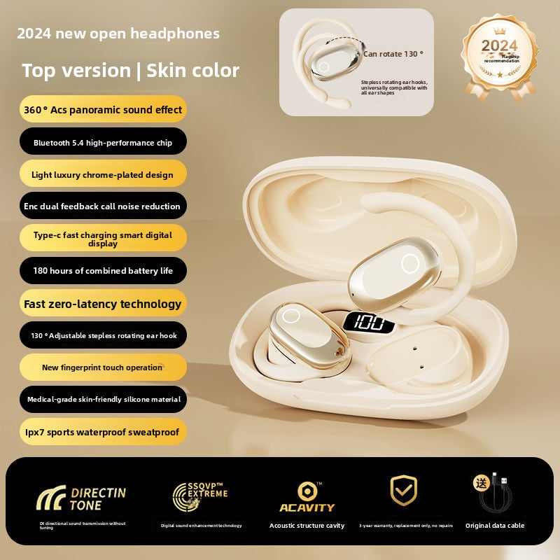 Rotatable Ear-Mounted Bluetooth Headset