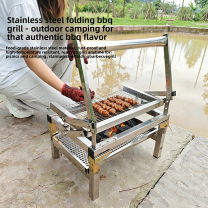 Rotatable Home Barbecue Grill