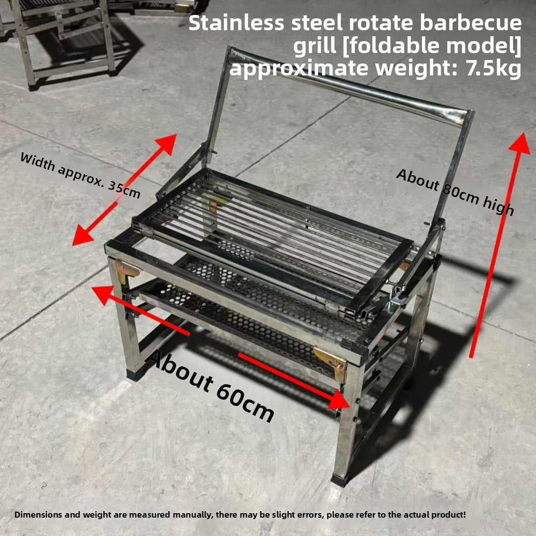 Rotatable Home Barbecue Grill