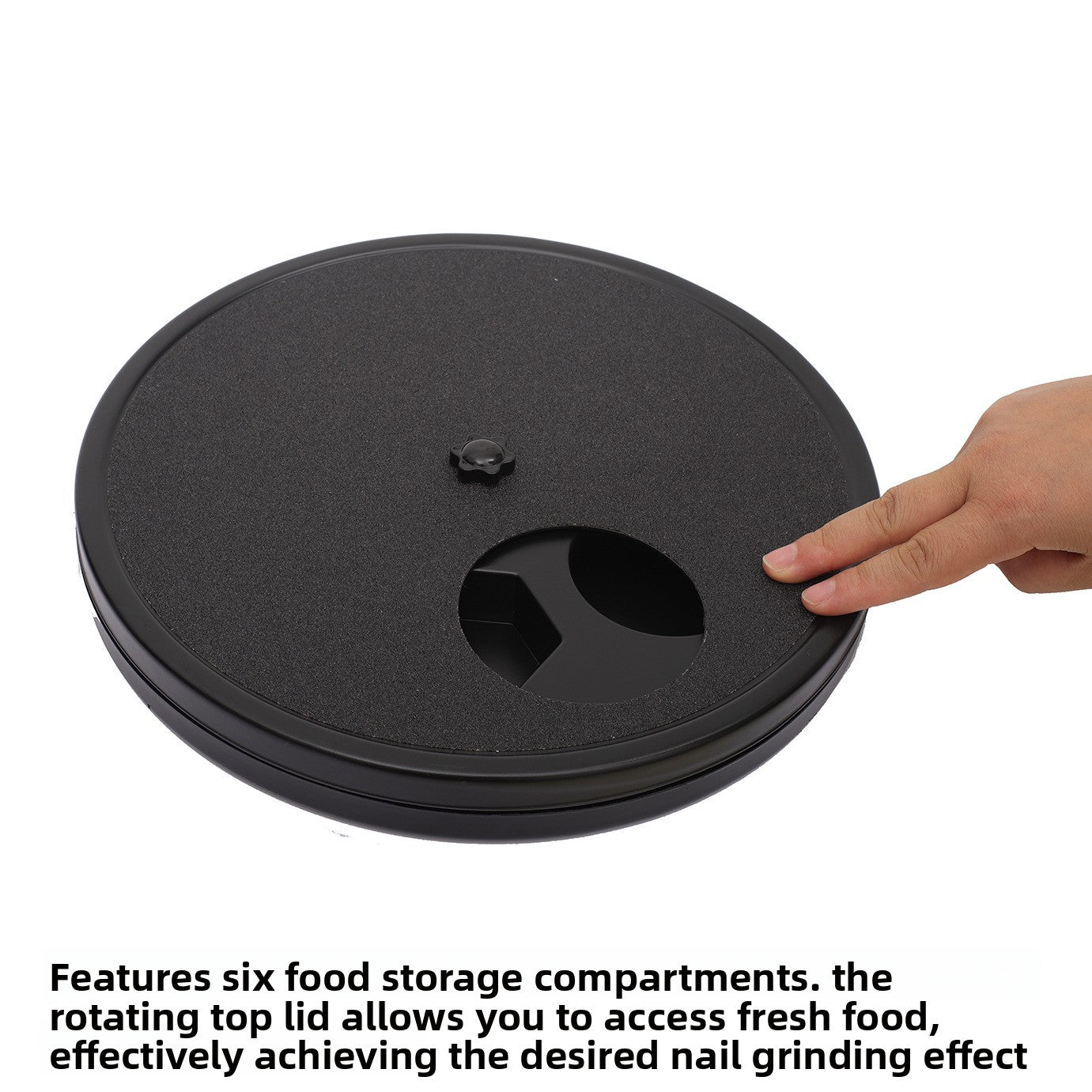 Rotatable Pet Nail Grinder Toy with Sandpaper