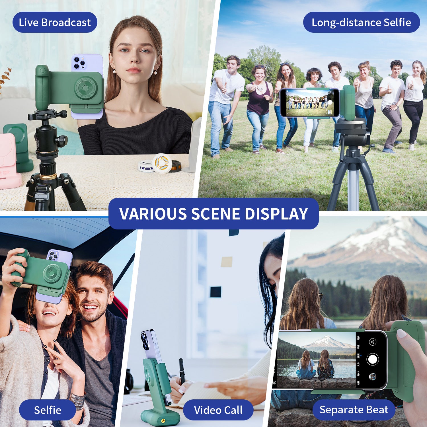 Rotatable photo-taking stand