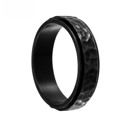 Rotatable Pleated Stainless Steel Ring