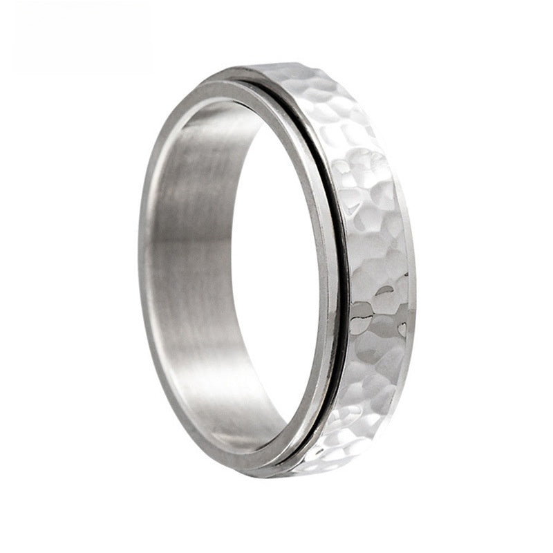 Rotatable Pleated Stainless Steel Ring