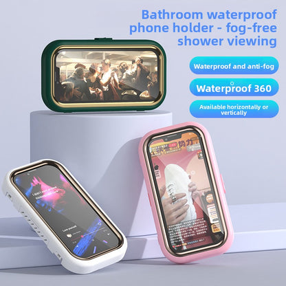 Rotatable Shower Phone Holder with Anti-Fog Protection