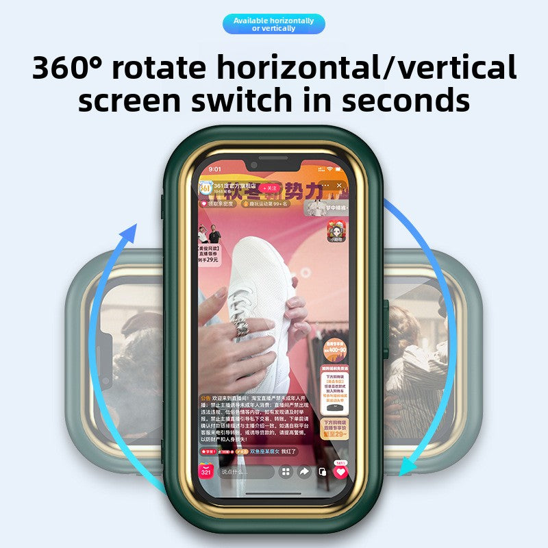 Rotatable Shower Phone Holder with Anti-Fog Protection
