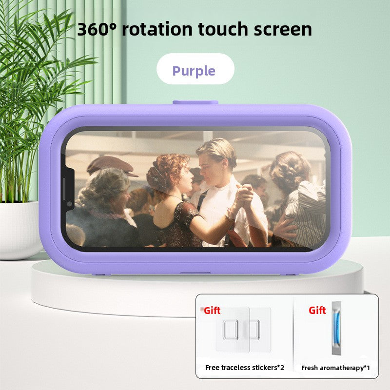 Rotatable Shower Phone Holder with Anti-Fog Protection