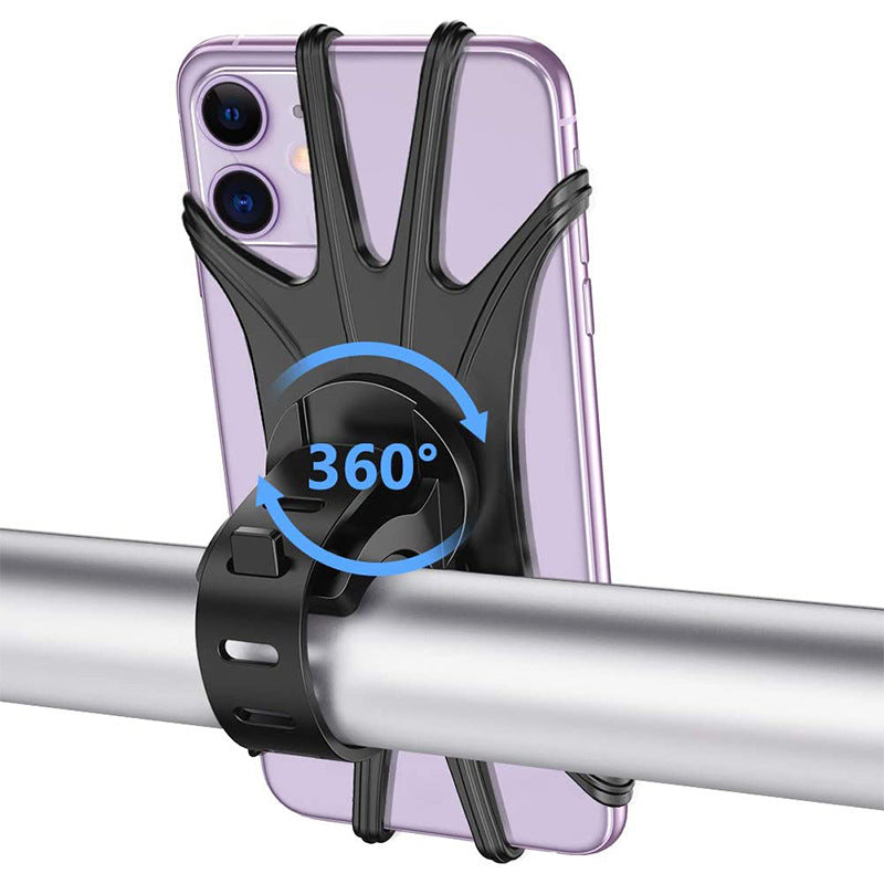 Rotatable Silicone Bicycle Phone Mount