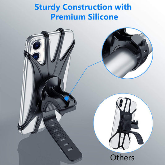 Rotatable Silicone Bicycle Phone Mount