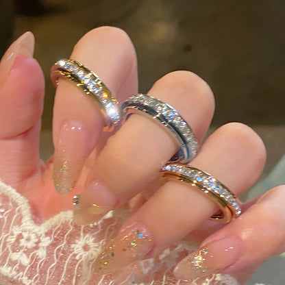 Rotatable Starry Sky Ring