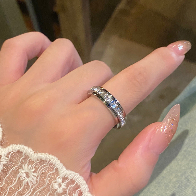 Rotatable Starry Sky Ring