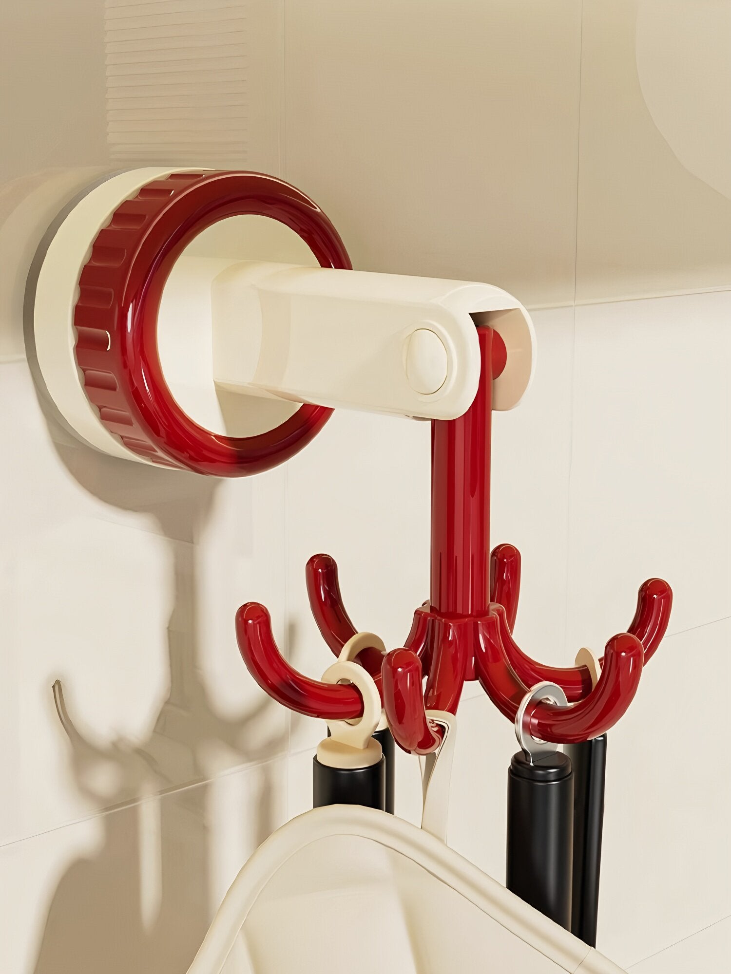 Rotatable Suction Cup Kitchen Utensil Hook