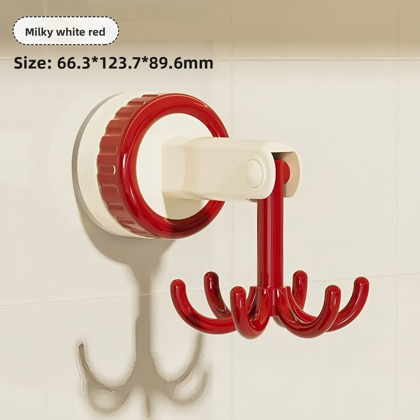 Rotatable Suction Cup Kitchen Utensil Hook