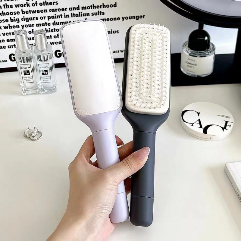 Rotating and lifting hair comb with anti-static function