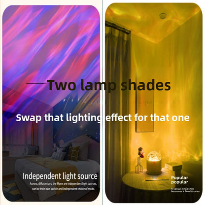 Rotating aurora light