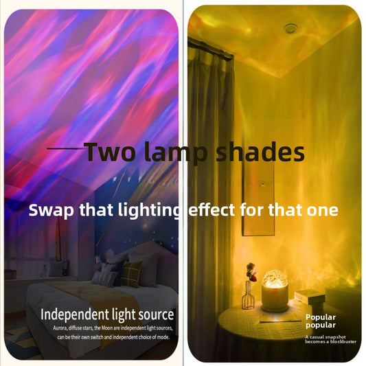 Rotating aurora light