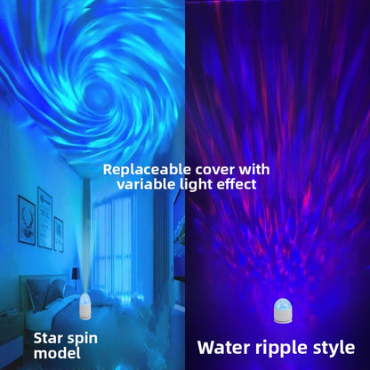 Rotating aurora light