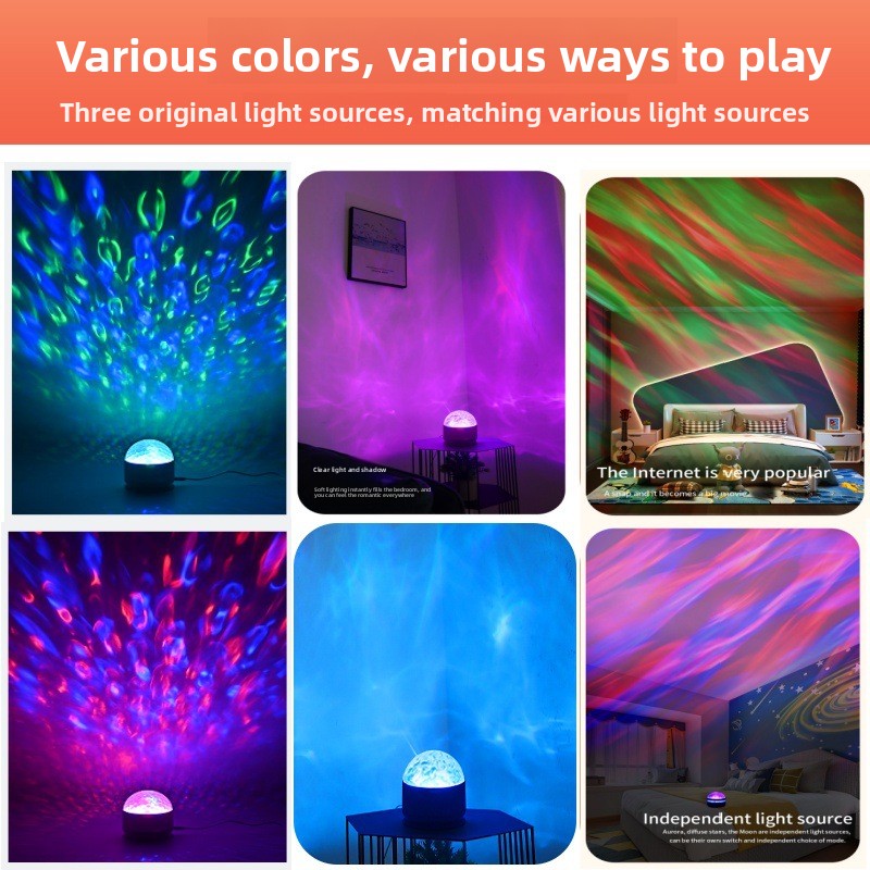Rotating aurora light
