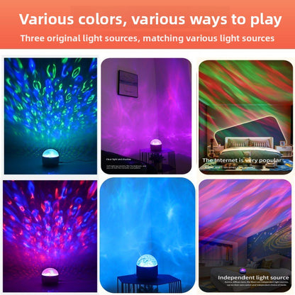 Rotating aurora light